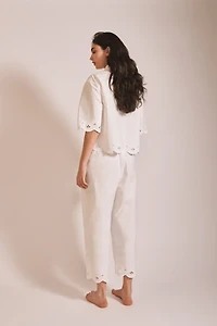 TBCo Cotton Shell Cropped Pajamas Set