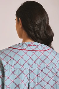TBCo Cotton Lattice Cropped Pajamas Set