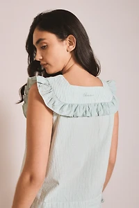 TBCo Cotton Ruffle Short Pajamas Set