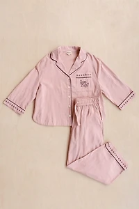 TBCo Cotton & Linen Cropped Pajamas Set