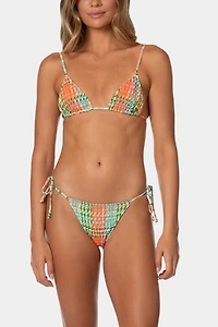 Maaji Dreamy Grid Zen Bikini Top