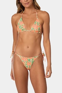 Maaji Blooming Stripes Balmy Bikini Top