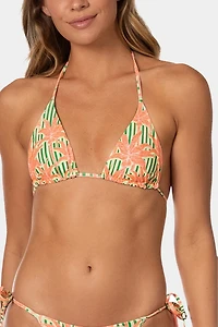 Maaji Blooming Stripes Balmy Bikini Top