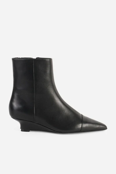 Intentionally Blank Lexicon Micro Wedge Heel Ankle Boot