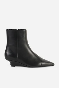 Intentionally Blank Lexicon Micro Wedge Heel Ankle Boot