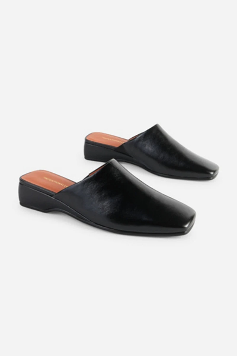 Intentionally Blank Marer Micro Wedge Heel Mule