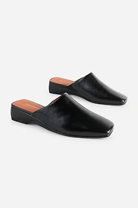 Intentionally Blank Marer Micro Wedge Heel Mule