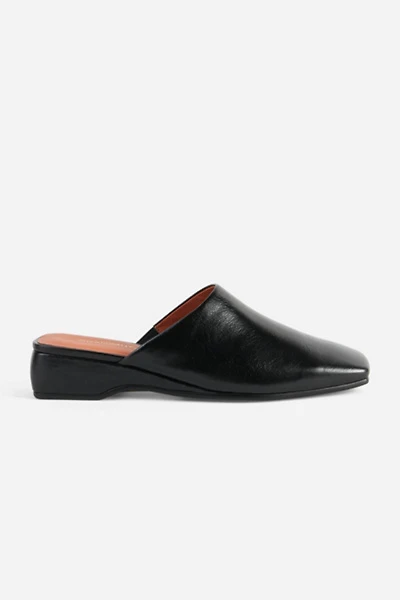 Intentionally Blank Marer Micro Wedge Heel Mule
