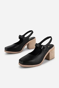 Intentionally Blank Office Clog Natural Sole