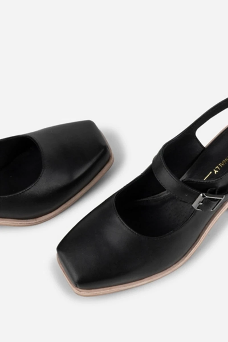 Intentionally Blank Office Clog Natural Sole