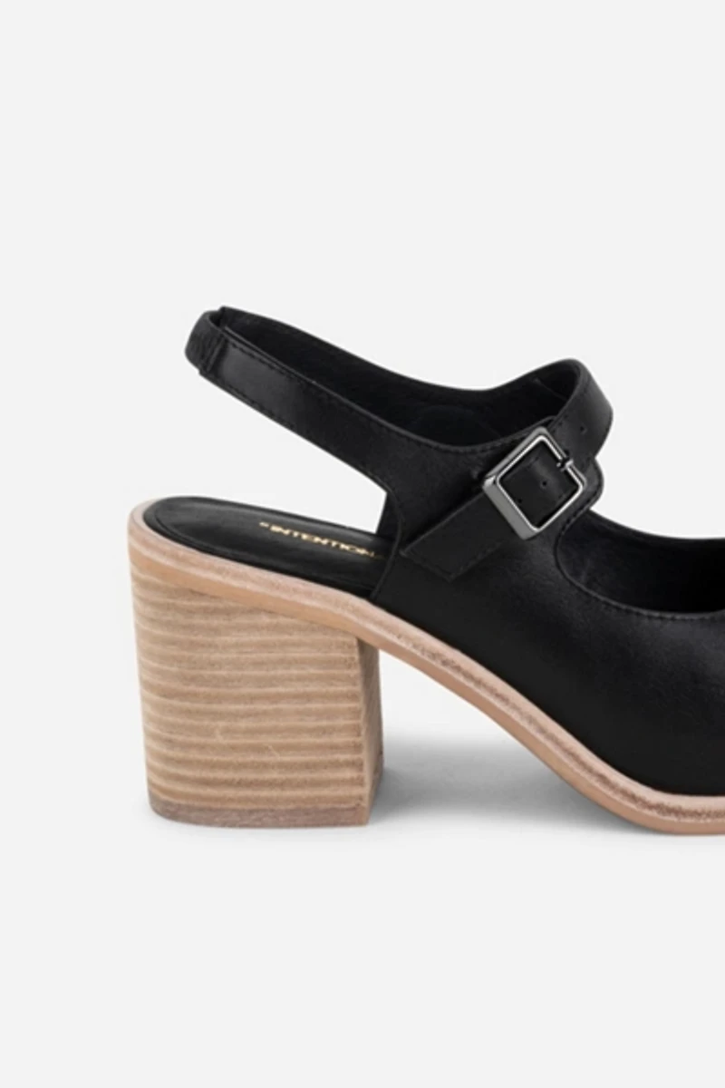 Intentionally Blank Office Clog Natural Sole