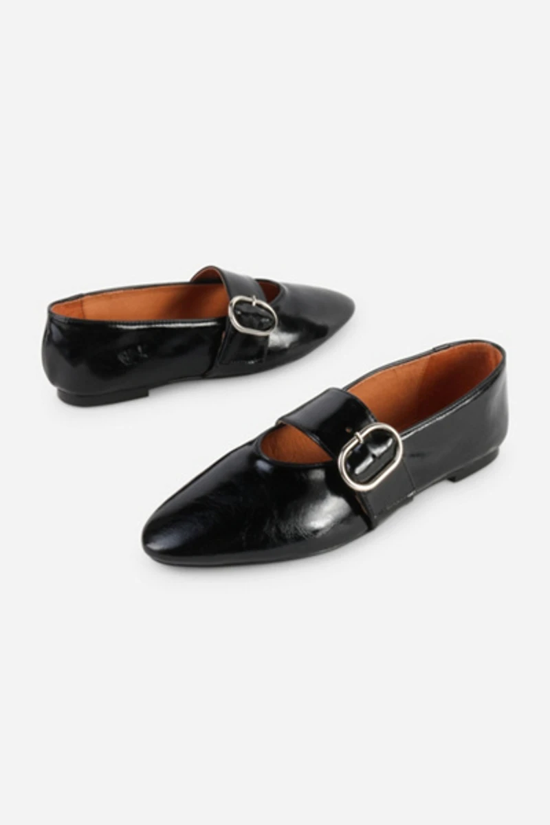 Intentionally Blank Vartan Buckle Flat Mary Jane