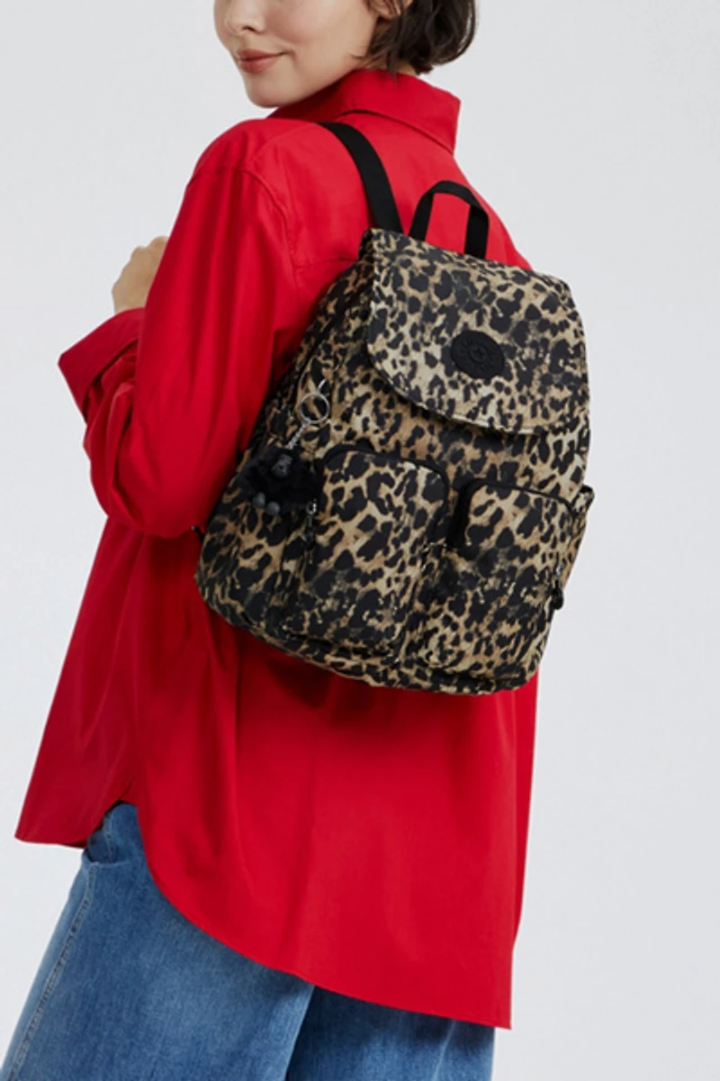 Kipling City Pocket Printed Cargo Backpack