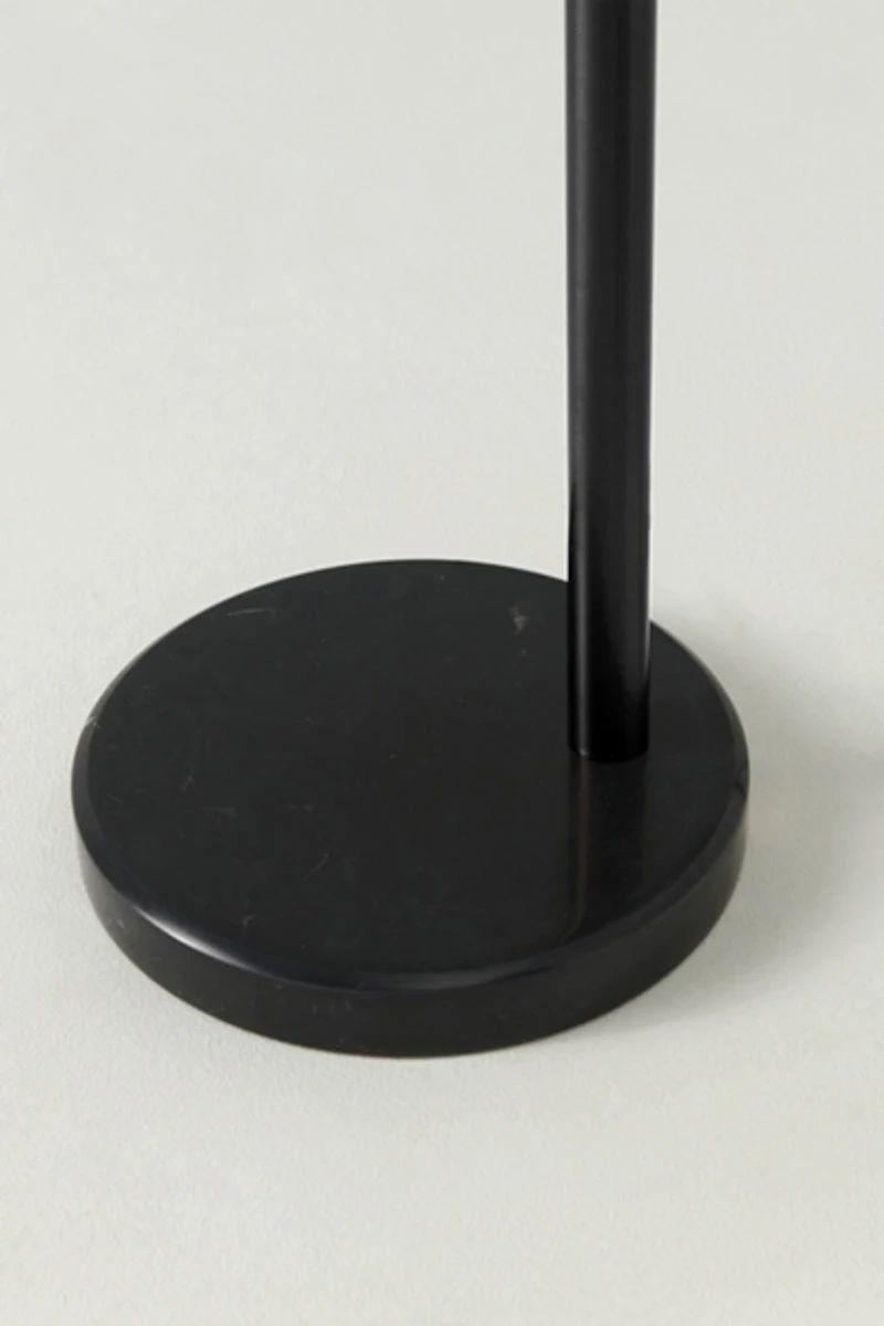 Brightech Trilage LED Marble Base Arc Floor Lamp