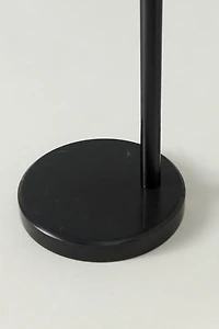 Brightech Trilage LED Marble Base Arc Floor Lamp