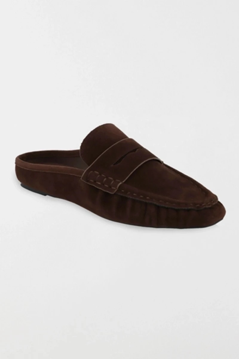 MIA Bridgetta Suede Loafer Mule