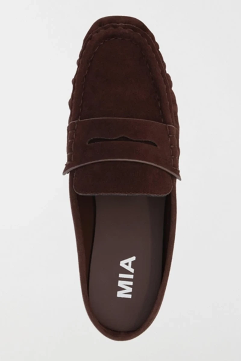 MIA Bridgetta Suede Loafer Mule