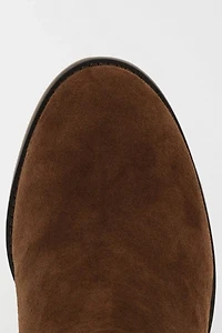MIA Landen Suede Block Heel Knee High Boot