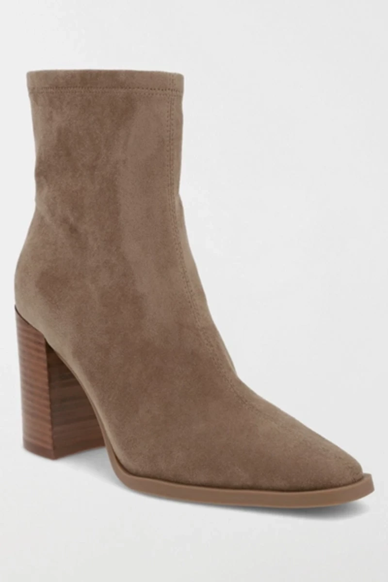 MIA Sidonie Suede Block Heel Bootie