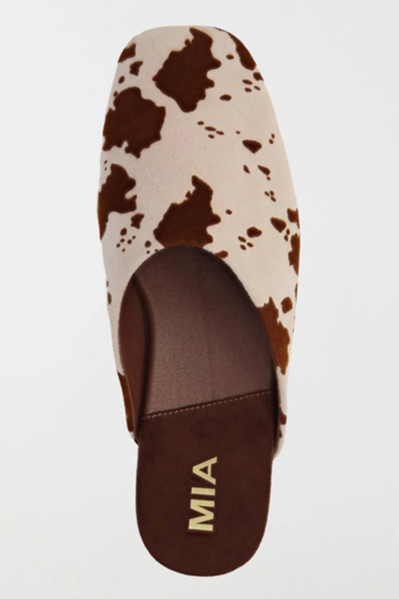 MIA Ziva Suede Slide Mule
