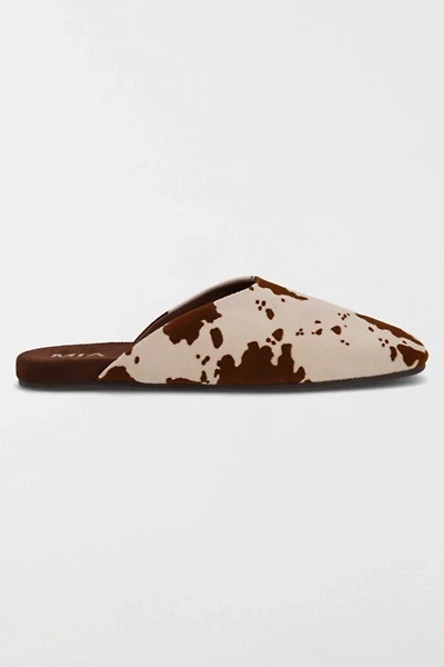 MIA Ziva Suede Slide Mule