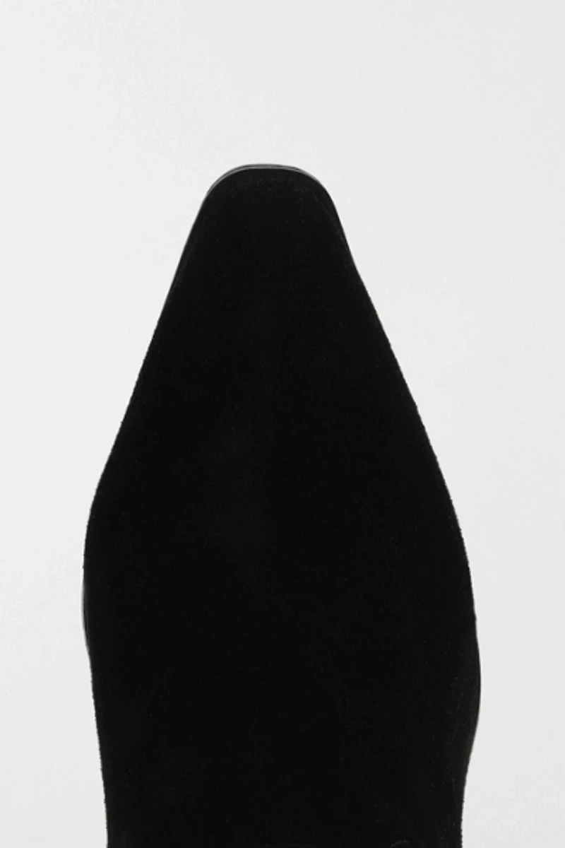 MIA Aletta Suede Kitten Heel Bootie