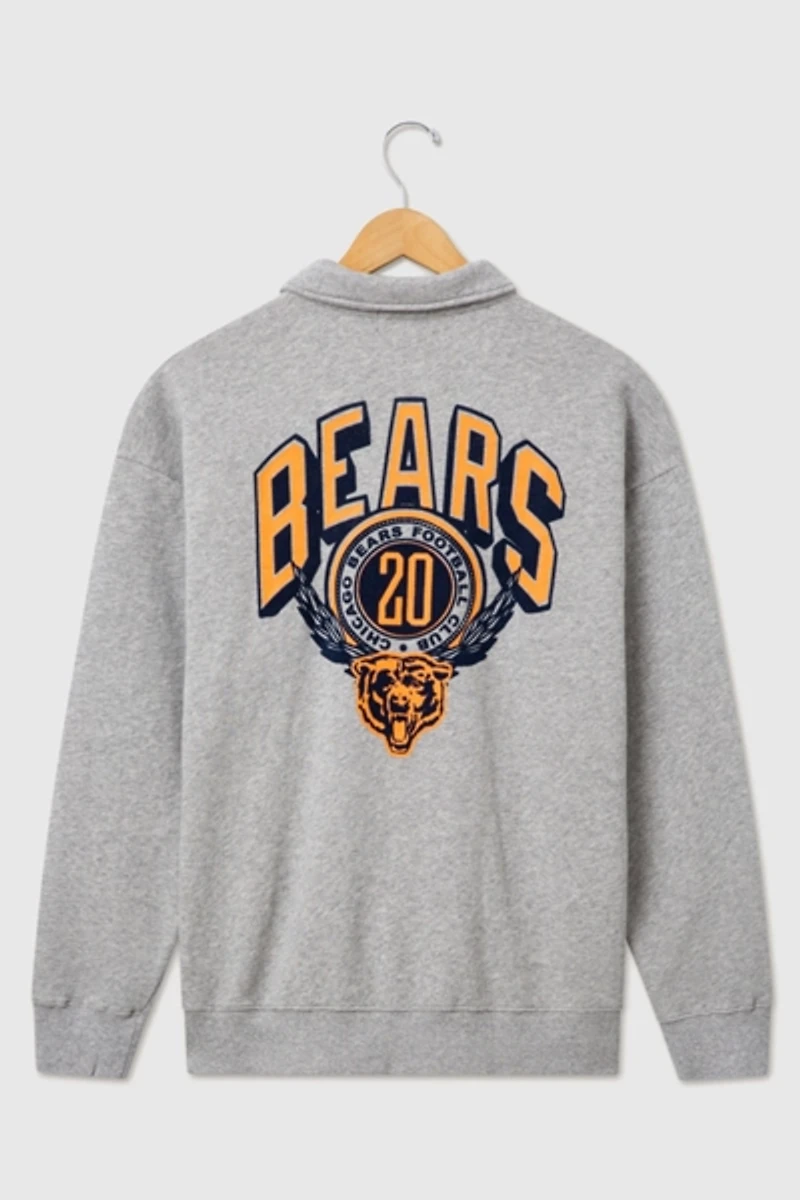 Junk Food NFL Flocked Quarter Zip