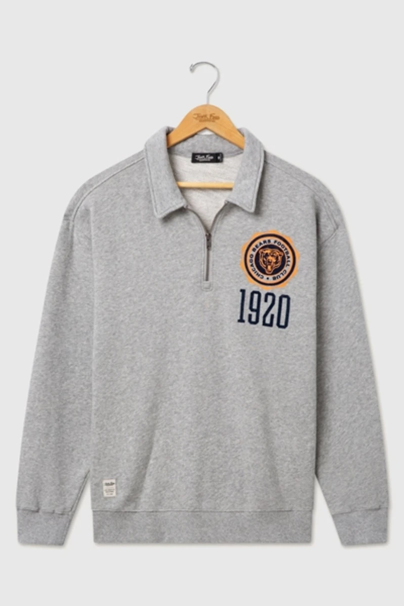 Junk Food NFL Flocked Quarter Zip