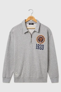 Junk Food NFL Flocked Quarter Zip