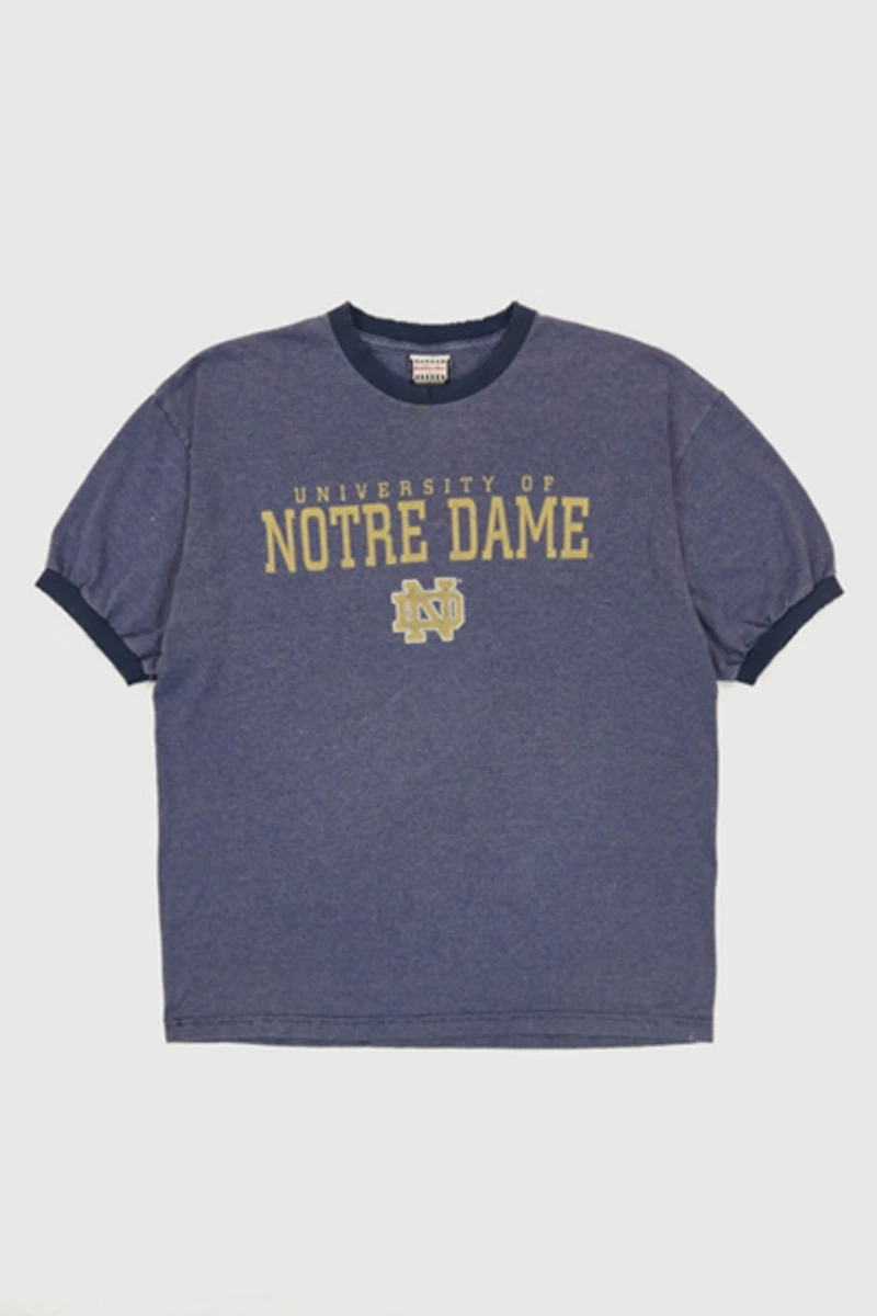 Vintage University of Notre Dame Ringer Tee