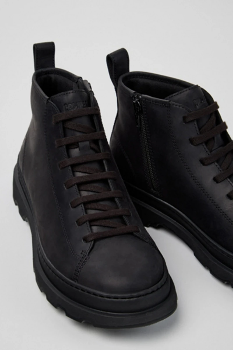 Camper Brutus+ Leather Ankle Boot