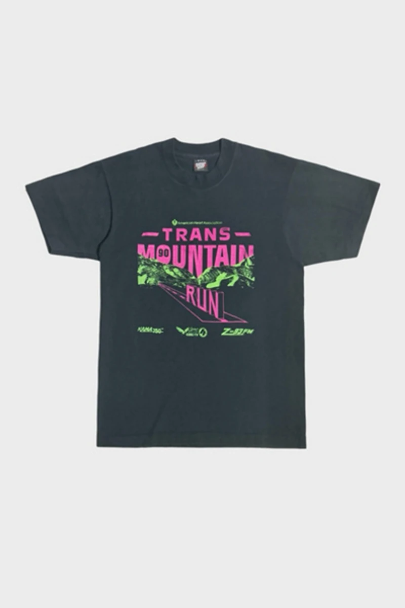 Vintage 1990's Trans Mountain Run T-Shirt
