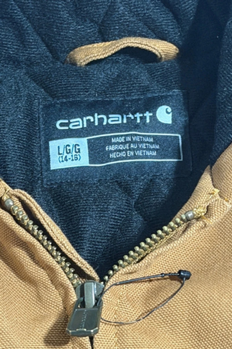 Vintage 2000's Carhartt Duck Canvas Hooded Jacket