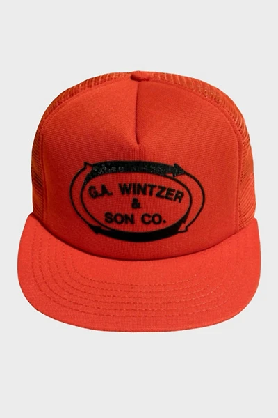 Vintage 1980's G.A. Wintzer & Son Co. Trucker Hat