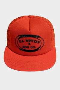 Vintage 1980's G.A. Wintzer & Son Co. Trucker Hat
