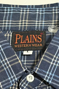 Vintage 1990's Plaid Western Pearl Snap Shirt