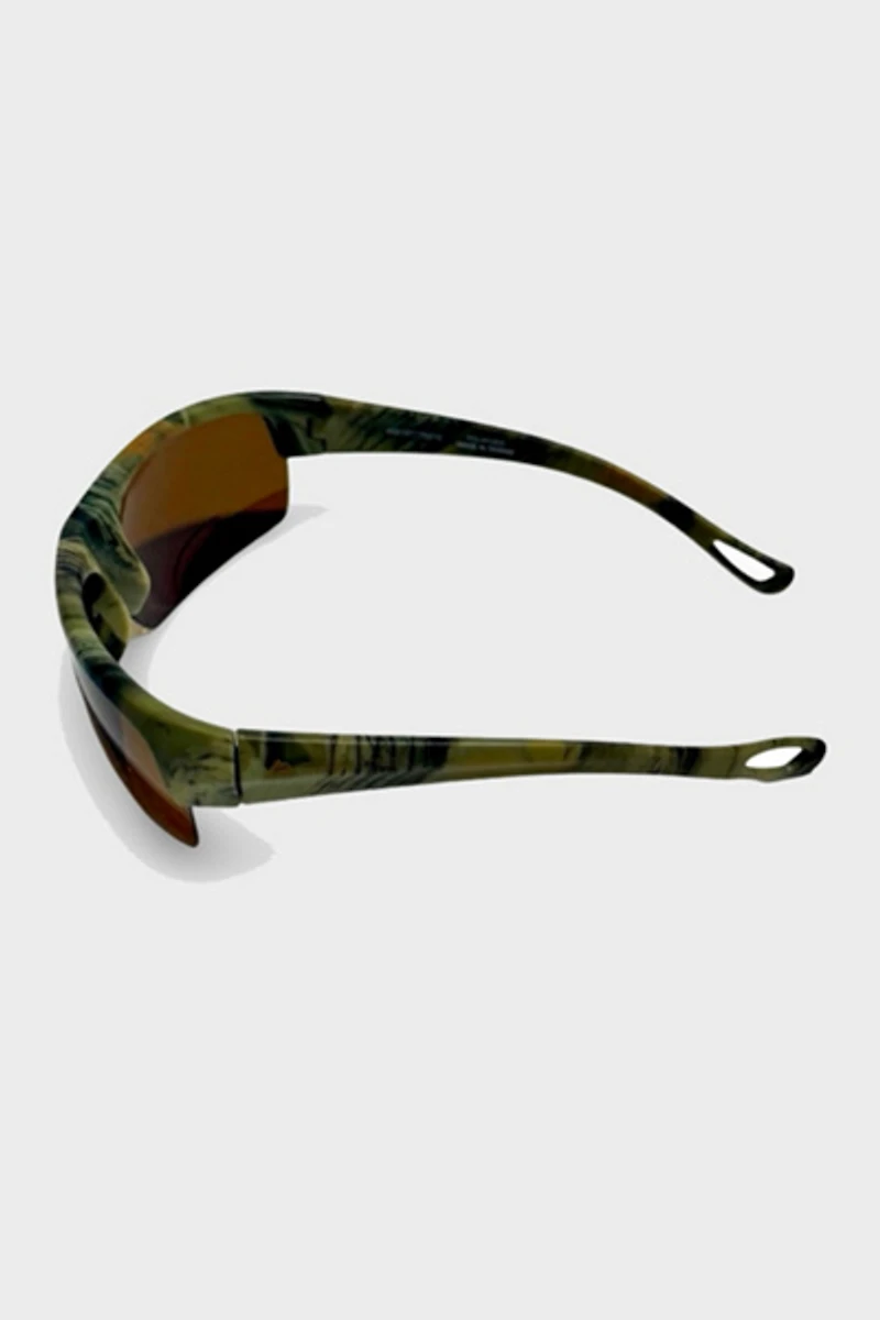 Vintage 2000's Camo Wraparound Sunglasses