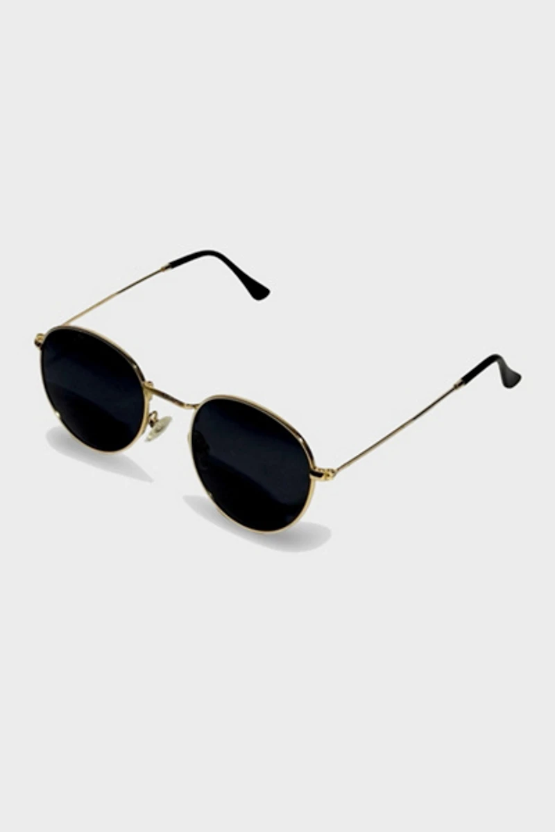 Vintage 1980's Frame Round Lens Sunglasses
