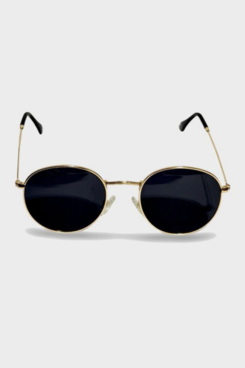 Vintage 1980's Frame Round Lens Sunglasses