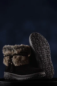 Minnetonka Everett 2 Suede Faux Fur Winter Boots