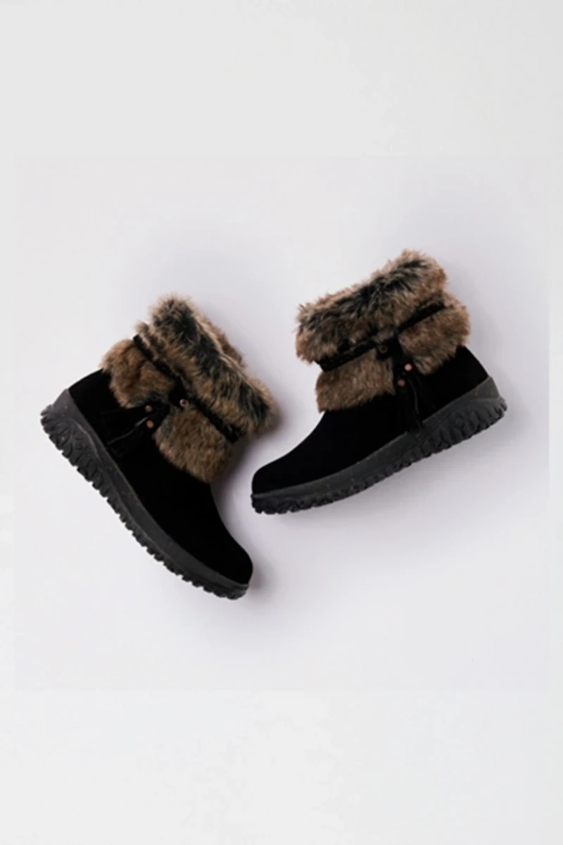 Minnetonka Everett 2 Suede Faux Fur Winter Boots