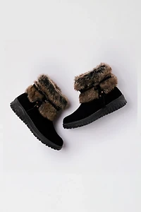 Minnetonka Everett 2 Suede Faux Fur Winter Boots
