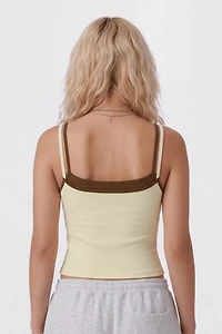 Aelfric Eden Contrast Layered Padded Cami Top