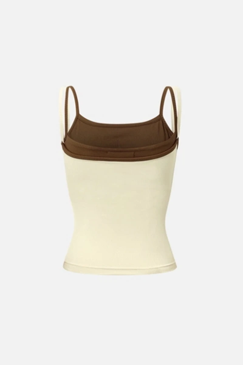 Aelfric Eden Contrast Layered Padded Cami Top