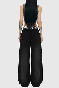 Aelfric Eden Leopard Double Waist Baggy Sweatpants