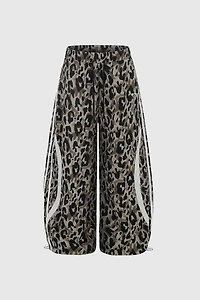 Aelfric Eden Leopard Stripe Baggy Barrel Sweatpants