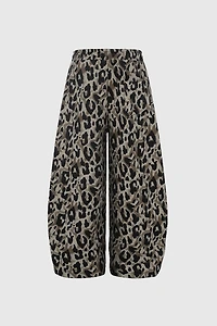 Aelfric Eden Leopard Stripe Baggy Barrel Sweatpants