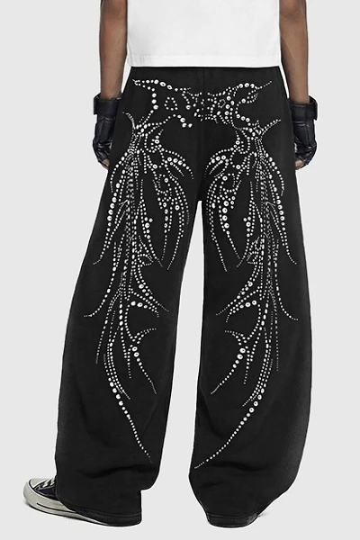 Aelfric Eden Rhinestone Baggy Barrel Sweatpants