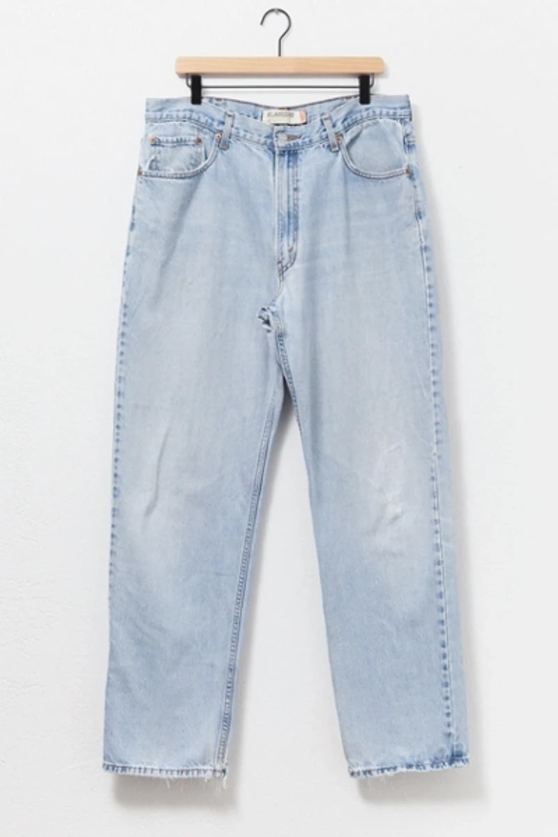Vintage 1990s Levi’s® 550 Distressed Light Wash Denim Jeans