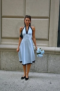 WeWoreWhat Halter Midi Dress